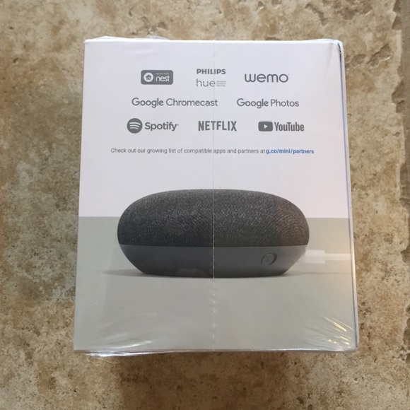 ❌SOLD❌ NWT Charcoal Gray Google Home Mini - Picture 2 of 9